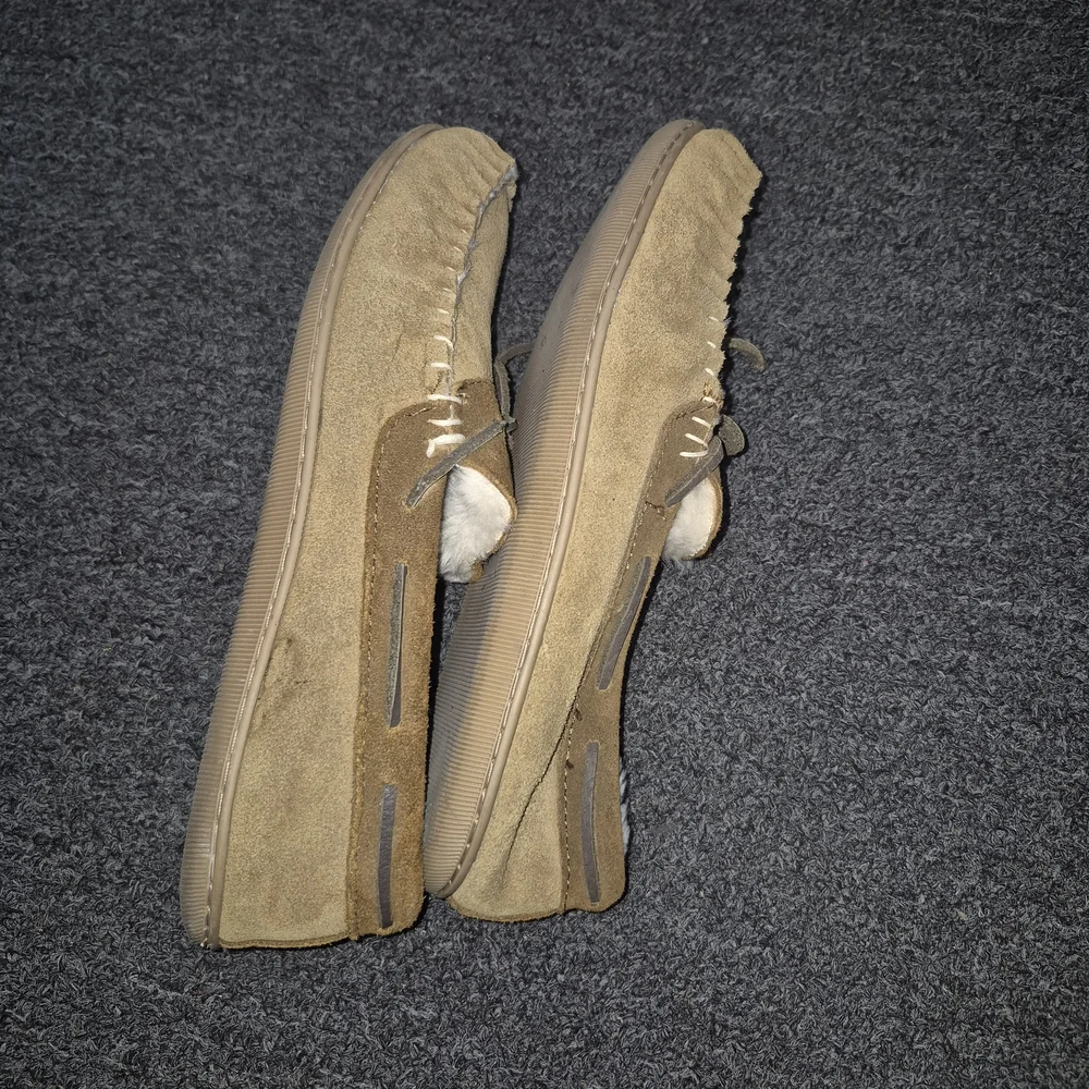J. Crew Tan and Brown Suede Loafers